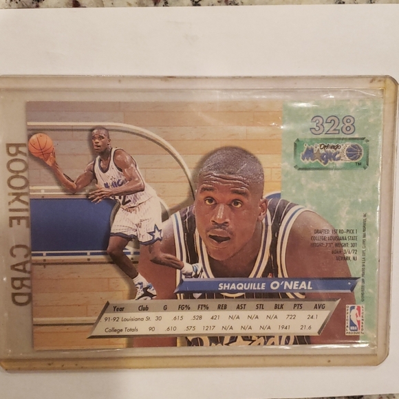 Shaq Rookie Card - Picture 2 of 2